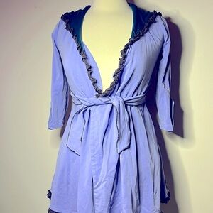 Matilda Jane XS cable belted tie hoodie.